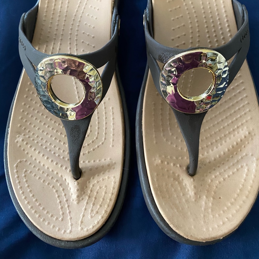 Croc sandals